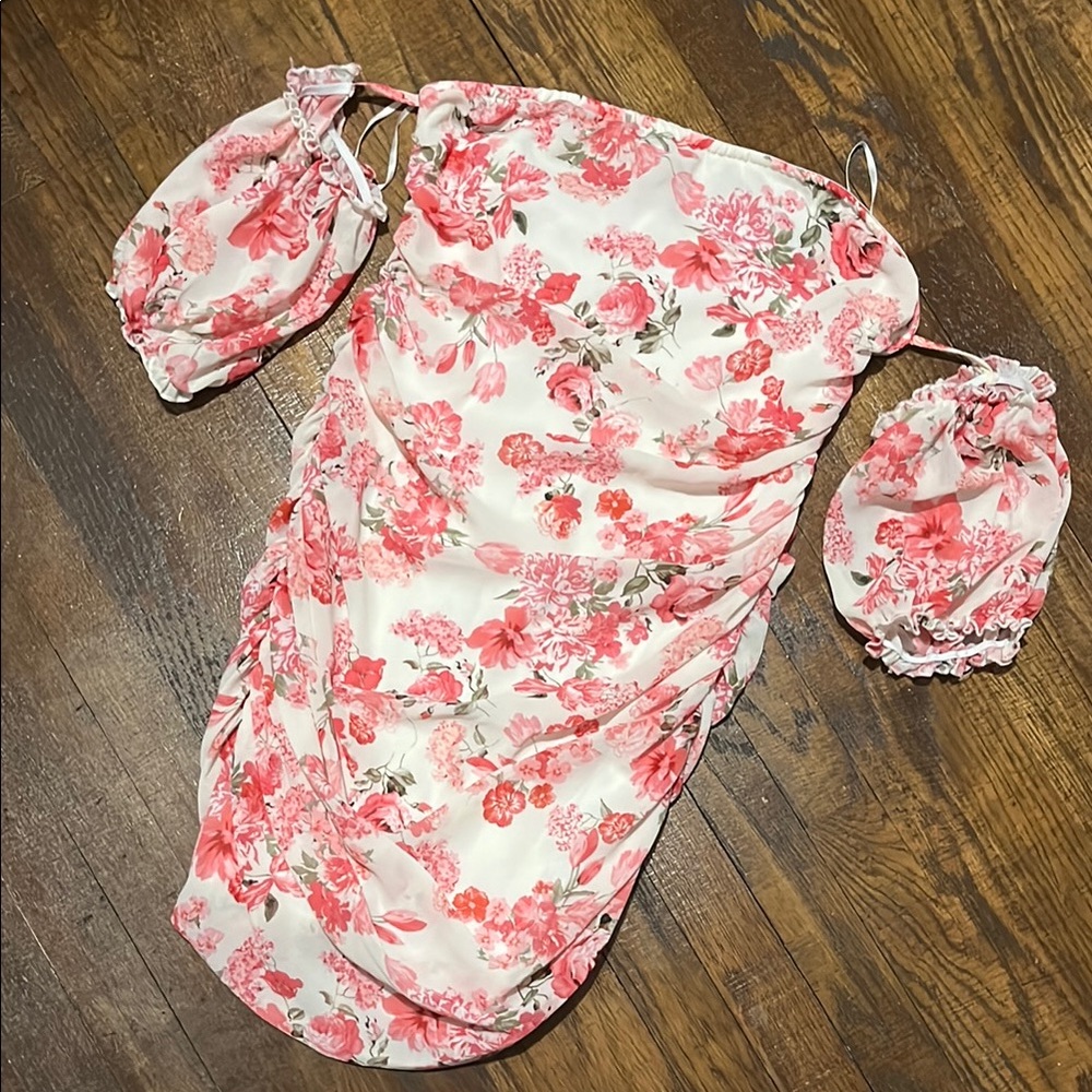 Floral Off-Shoulder Dress